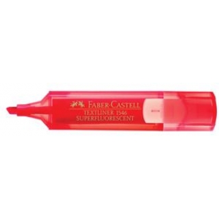 Szövegkiemelő FC 1546 piros Faber-Castell Textliner Superfluorescent