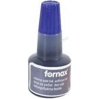 Bélyegzőfesték 30ml kék FORNAX műanyag tubusban