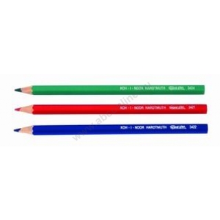 Színes ceruza KOH-I-NOOR 3580 piros, lakkozott testtel
