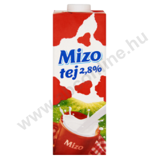 Mizo tartós tej 2,8% 1l UHT 12db/karton