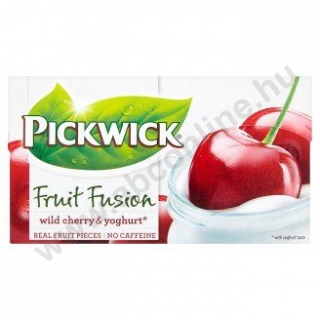 Pickwick Fruit Fusion gyümölcstea 20 filter Vadmeggy joghurt