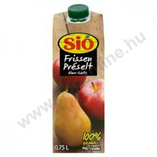 Sió Frissen préselt gyümölcslé 0,2l alma-mangó-maracuja 100%
