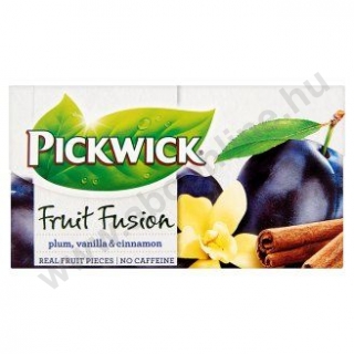 Pickwick Fruit Fusion gyümölcstea 20 filter Szilva-vanília