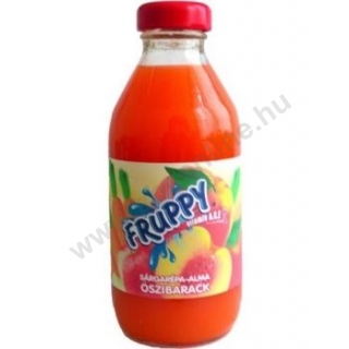 Fruppy ital sárgarépa-alma-őszibarack 330ml