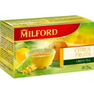 Milford zöld tea 20 filter, Citrus