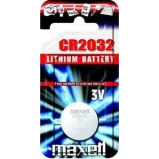 Gombelem 1db-os MAXELL CR2032 Líthium tartós 3V, bliszteres csomagolás