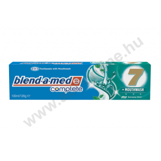 Blend-a-med Complete7+mouthwash fogkrém 100ml Extreme Mint