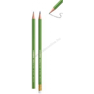 Ceruza HB STABILO 6004/HB GREENgraph radíros hatszögletű testel