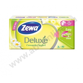 Zewa Deluxe papírzsebkendő 90db-os Kamilla