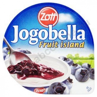 Zott Jogobella Fruit Island gyümölcsjoghurt 150g áfonyás