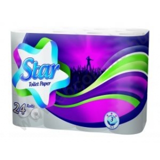 Star toalettpapír 24 tekercs, 3 rétegű