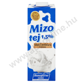 Mizo tartós tej 1,5% 1l UHT 12db/karton