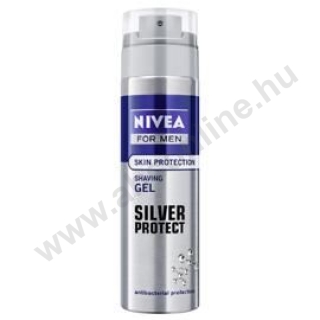 Nivea borotvagél 200ml Silver Protect*