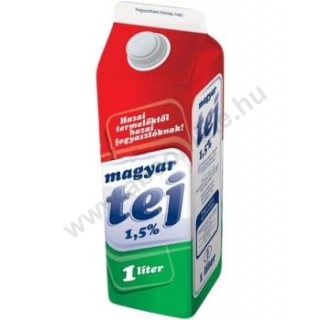 Magyar friss tej 1,5% 1l ESL