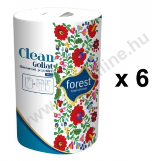 Forest Clean Goliat konyhai papírtörlő 2 rétegű 350lap (5db/bála)