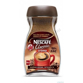 Nescafé Classic Crema instant kávé 100g
