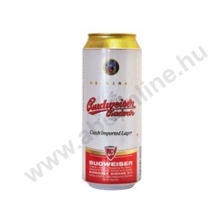 Budweiser világos dobozos sör (5%) 0,5l