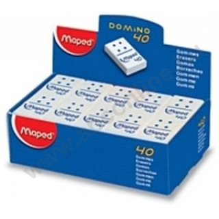 Radír MAPED Domino 40 ceruztaradír 32x22x9mm domino mintás