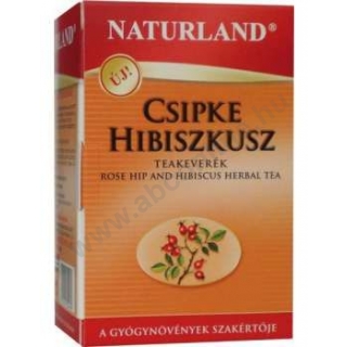Naturland csipkebogyó-hibiszkusz tea 20 filteres