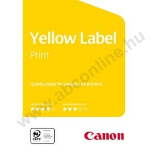 Fénymásoló A4/80g CANON Yellow Label Print fehér (500 lapos)