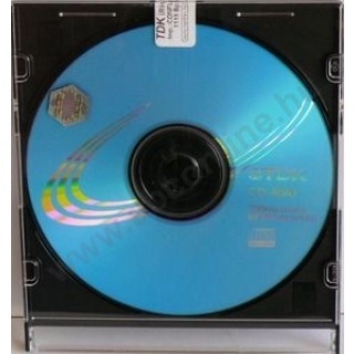 CD-R80 TDK 52x vékony gyártott utángyártott tokban, 1x írható CD