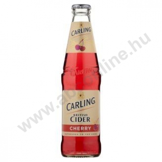 Carling Cherry cider (4%) 0,33l eldobható üveges