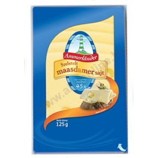 Ammerland szeletelt sajt 125g maasdamer