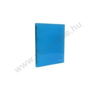 Gyűrűskönyv A4/4gy.PP kék eColletion 20mm gerincű, 4 körgyűrűs