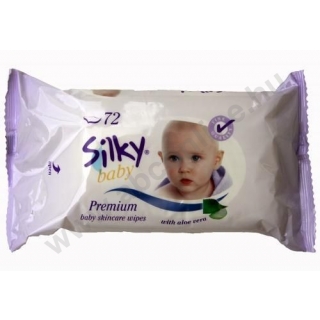 Silky pérmium baby ápoló törlőkendő 72db-os