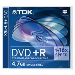 DVD+R4,7 TDK 16x normál tokos írható DVD t19389