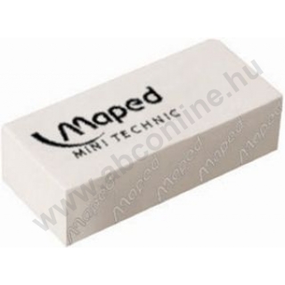 Radír MAPED Mini Technic fehér ceruzaradír, egyenként fóliázva