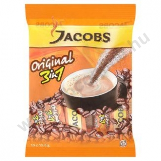 Jacobs 3:1 instant kávé 10x15,2g Original