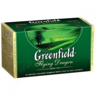Greenfield zöld tea 25 filter Flying Dragon