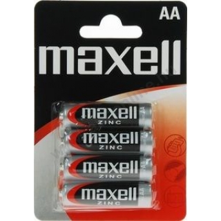 Ceruzaelem 4db-os MAXELL R6P Zinc féltartós AA, bliszteres csomagolva