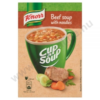 Knorr Bögrés leves 13g marhahúsleves tésztával