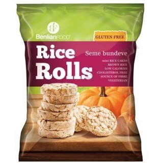 Rice rolls mini puffasztott rizs 50g Tökmagos